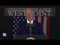 WATCH: Biden delivers commencement address to graduating West Point cadets