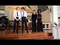 4/8ths Quartet performance - Palladio 1st Movement
