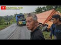 Dramatic and Suspenseful || Evacuation Truck with Failed Brakes Using 2 Logging Trucks in Aeklatong