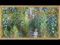 Monet's Greatest Still Life gardens | 4 hrs | TV Art Screensaver | Framed Vintage Art Slideshow