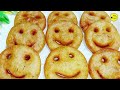 Potato Smiley 😊 Recipe || Emoji fries recipe  || Easy evening snacks idea for kids
