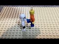 Lego man kicks a clone trooper (stop motion animation)