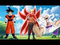 Who is strongest? Goku 🆚 Naruto e Luffy #onepiece #narutoshippuden #goku #luffy