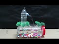 Easy water fountain with plastic bottle making at home Bottle fish tank