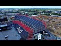 The New Nissan Stadium | 4K Drone Construction Tour