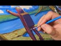 Painting A Surreal Fantasy Scene With Acrylic Paints