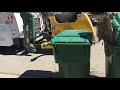 The trash truck it’s green waste
