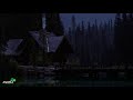 Die Hütte im Wald: Einschlafgeschichte mit Regengeräuschen