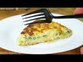 Just grate 3 potatoes, add 3 eggs. Delicious potato recipe. Cheap and easy