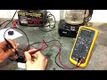 Blower motor resistor test