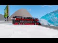 Epic High Speed Jumps Crashes (Monster Truck, Truck, Bus, Police Car, Race Car) - BeamNG Drive