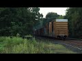 CSX M364 rumbles eastbound to Selkirk yard, through Voorheesville, NY on 9/6/23