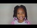 Little Girl's Twists and Beads | Kid's Protective Hairstyle