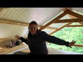 Off Grid Woodland Cabin in Portugal Gets a Mezzanine Floor!!! Whoop Whoop!!