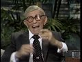 JOHNNY CARSON INTERVIEW GEORGE BURNS Nov14 1991