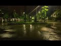 Heavy Rain for Sleeping⚡Tropical Rainstorm & Deep Thunderstorm Sounds at Night