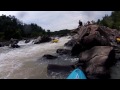 Some Cossatot River whitewater carnage from 8/9/2014
