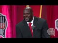Shaquille O’Neal’s Basketball Hall of Fame Enshrinement Speech