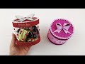 DIY - Valentine's Day Gift Box Plastic Bottle and Glitter Foam - Gift box ideas