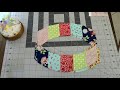 Double Wedding Ring Quilt (Strip method) *Watch second*