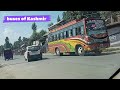 Bus fanning on a busy 3 way crossing | WESTERN BUS SERVICE SOPORE/HANDWARA/KUPWARA #kashmir #tatabus