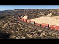 BNSF train at Cajon Pass, California