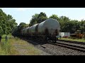 CSX M560, with Heritage Unit 4568,  at Vorheesville, NY, and dangerous signal malfunction on 9/6/23