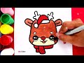10 DIBUJOS DE NAVIDAD con Brillantina para Niños | Colorful Glitter Christmas Drawings and Painting