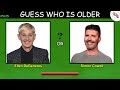 Can You Correctly Guess Which Celebrity is Older in This Quiz Challenge? | Fun Quiz Questions