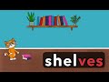 Plurals with -y to -ies, -f to -ves (8-2: Rocket Spelling)