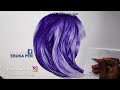 How To Draw HAIR With PEN for BEGINNERS (EASY TO UNDERSTAND)_2023_(Ebuka Pen)