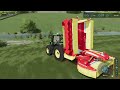 Baling & Wrapping & Picking Up Grass Bales│Calmsden│FS 22│Timelapse#2