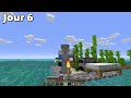 J'ai survécu 100 jours dans UN MONDE OCEAN sur Minecraft Hardcore !