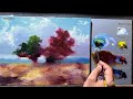 How I Paint Landscape Just By 4 Colors Oil Painting Landscape Step By Step 97 By Yasser Fayad