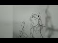 Drawing Rayla from the Dragon Prince! | Part 1 Speedpaint