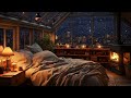 Winter Soft Sleep Jazz Music ❄Smooth Piano Jazz Instrumental Music in Cozy Bedroom Ambience to Relax