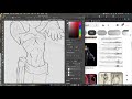 Adia Speed Drawing (Line art only)