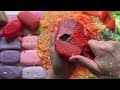 ASMR cutting small cubes on large soap