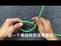 The three most commonly used knots in daily life