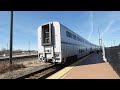 P42DC's 55 & 59 Lead Amtrak Texas Eagle 22 Train In Temple, Texas on 1/20/2024