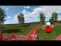 Scariest Peppa Pig Roller Coaster Remix VR 360 Poor Daddy