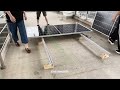 L foot solar mounting system demo by Solaracks #solarmounting #solarracking #Besupported #EPC
