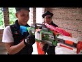 Nerf Guns War : Police Men Of SEAL TEAM Special Brave Attack Black Leader Dangerous Criminal Group
