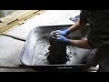 How to mix a concrete design for hand sculpting cement.