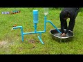 Free electricity | I turn PVC pipe into water pump at home free no need electricity| #electric #pvc