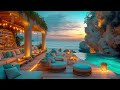 Morning Jazz Delight - Seaside Cafe Escapade | Relaxing With Smooth Jazz By The Ocean