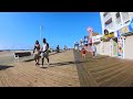 Ocean City Maryland Boardwalk | A Morning Biking Adventure of the Entire Boardwalk [4K]