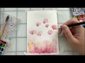Easiest & Quickest Loose Watercolour Florals For Beginners! | Tutorial Step by Step