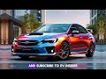 Unveiling the 2025 Subaru WRX STI Evolution of Performance Finally Unveiled FIRST LOOK!