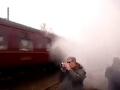 Amazing and Fucked Up Videos - A Guy Is Almost Ran Over By a Train!